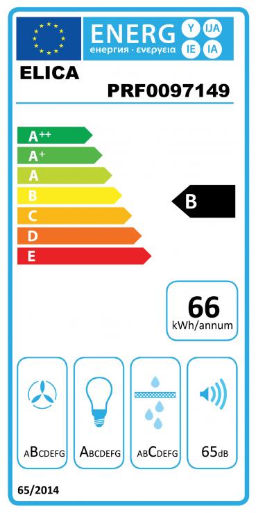 Vue 1 Hotte en non précisé Elica Lol PRF0097149 couleur inox