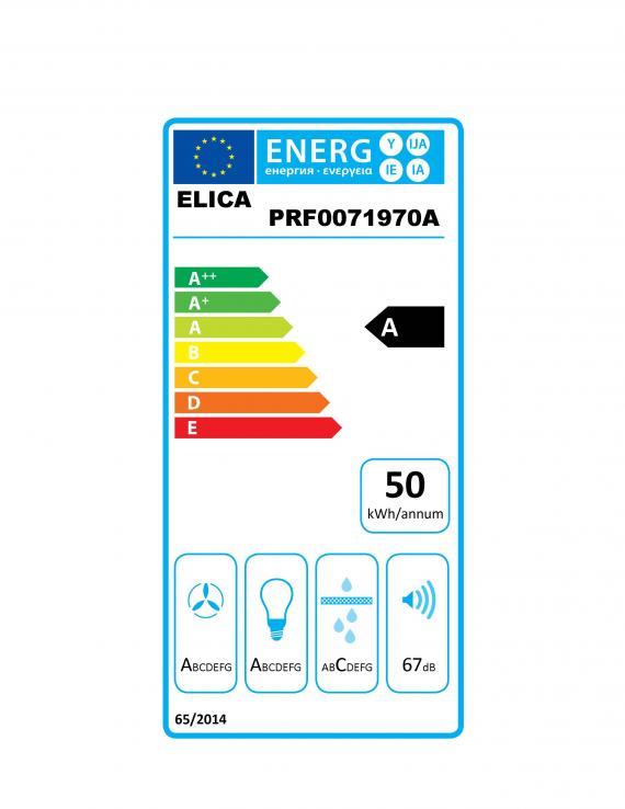 Vue 1 Hotte en non précisé Elica Juno PRF0071970B couleur noir