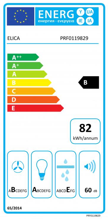 Vue 1 Hotte en non précisé Elica Shire PRF0119829 couleur noir