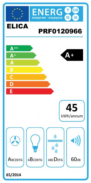 Vue 7 Hotte en non précisé Elica Bio PRF0147266 couleur blanc et bois de chêne