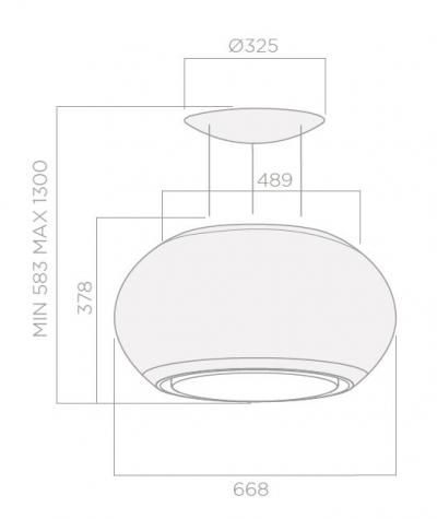 Plan Hotte en non précisé Elica Interstellar PRF0151809 couleur noir