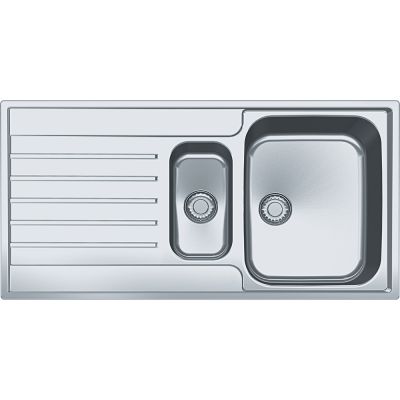  Evier en inox Franke ARGOS 666409 couleur inox 1000x510 avec 1 et cuve vidage manuel