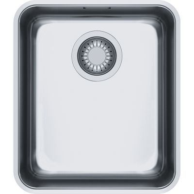  Evier en inox Franke ATON 758487 couleur inox 370x430 avec 1 cuve vidage manuel