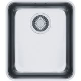  Evier en inox Franke ATON 013851 couleur inox 370x430 avec 1 cuve vidage automatique
