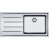  Evier en inox Franke ATON 757824 couleur inox 1004x514 avec 1 cuve vidage manuel