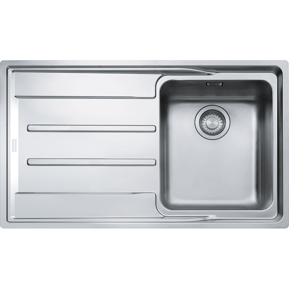  Evier en inox Franke ATON 757503 couleur inox 864x514 avec 1 cuve vidage manuel ANX211-86