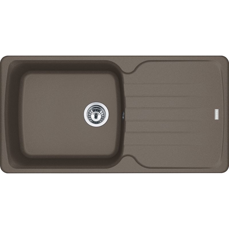  Evier en fragranit Franke Antea 251235 couleur blanc artic 970x500 avec 1 cuve vidage automatique AZG611-97