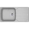  Evier en fragranit Franke Antea 251228 couleur platinum 970x500 avec 1 cuve vidage automatique
