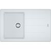  Evier en fragranit Franke BASIS 032296 couleur blanc artic 780x500 avec 1 cuve vidage automatique