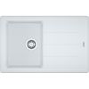  Evier en fragranit Franke BASIS 032296 couleur blanc artic 780x500 avec 1 cuve vidage automatique