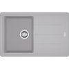  Evier en fragranit Franke BASIS 032265 couleur platinum 780x500 avec 1 cuve vidage automatique