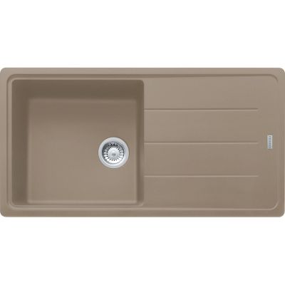  Evier en fragranit Franke BASIS 907891 couleur oyster 970x500 avec 1 cuve vidage automatique