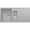  Evier en fragranit Franke BASIS 032470 couleur platinum 970x500 avec 1 et cuve vidage automatique