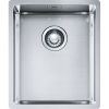  Evier en inox Franke Box 652906 couleur inox 380x450 avec 1 cuve vidage manuel