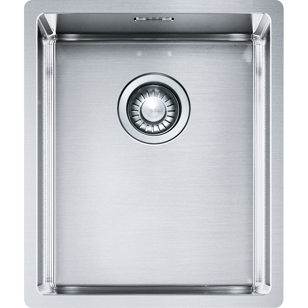  Evier en inox Franke Box 653316 couleur inox 380x450 avec 1 cuve vidage automatique BXX110-34