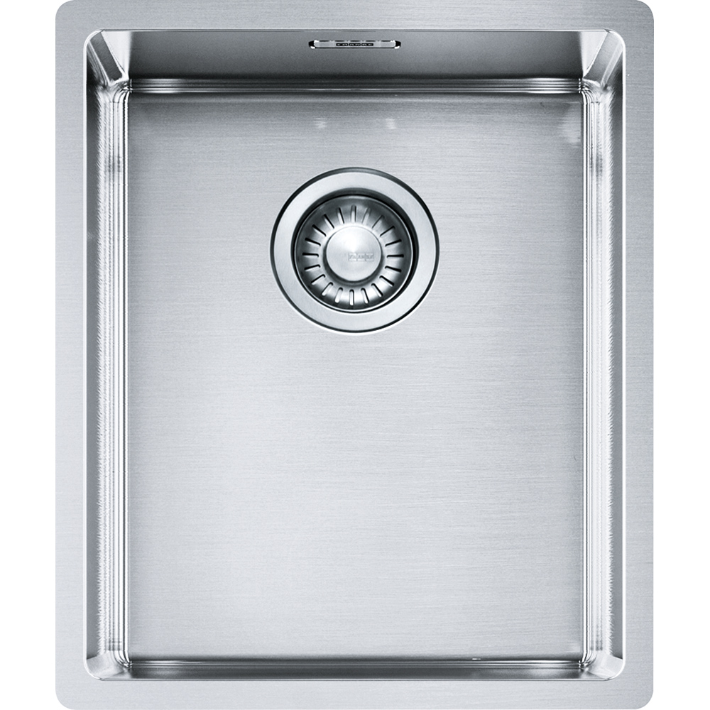  Evier en inox Franke Box 653316 couleur inox 380x450 avec 1 cuve vidage automatique BXX110-34