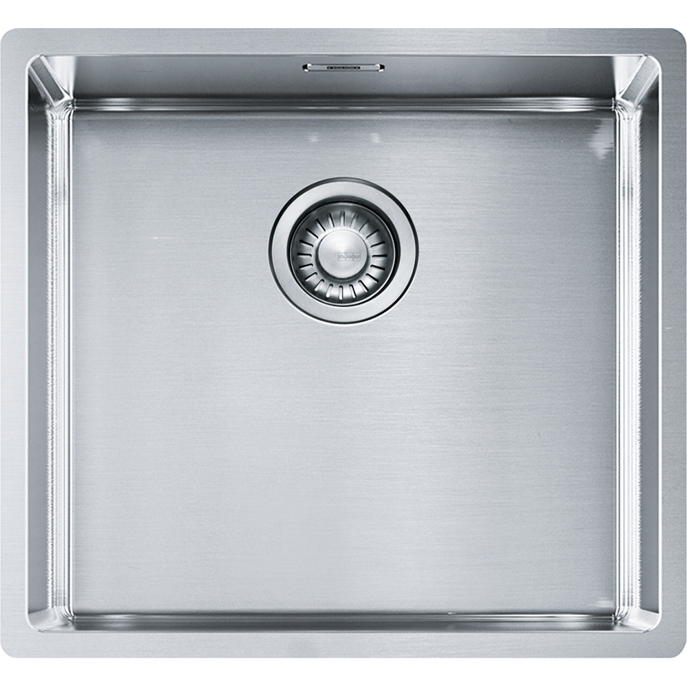  Evier en inox Franke Box 653248 couleur inox 490x450 avec 1 cuve vidage automatique BXX110-45