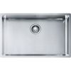  Evier en inox Franke Box 653613 couleur inox 725x450 avec 1 cuve vidage automatique