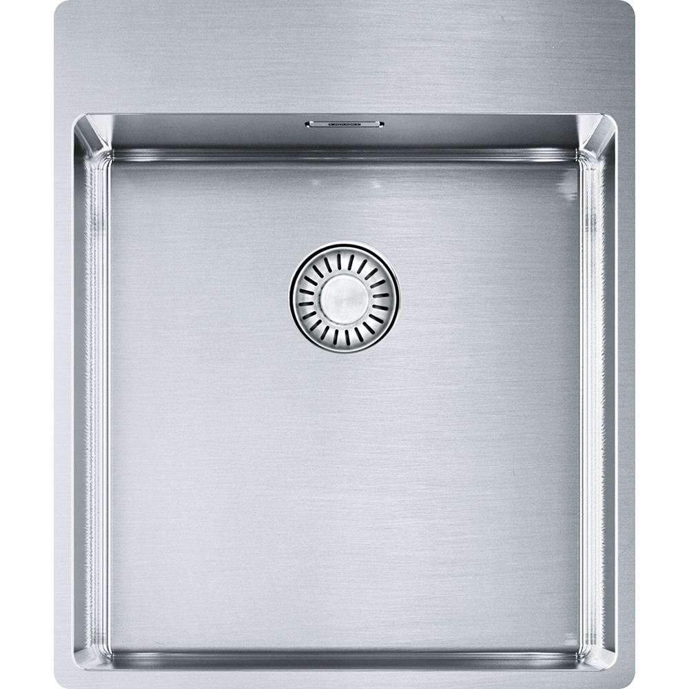  Evier en inox Franke Box 641016 couleur inox 430x510 avec 1 cuve vidage manuel BXX210-40