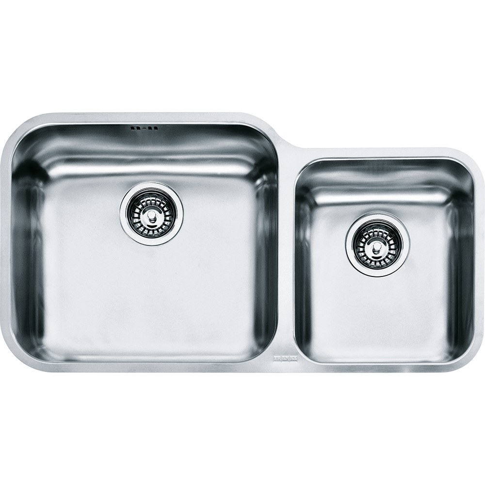  Evier en inox Franke GALASSIA 640699 couleur inox 830x450 avec 2 cuves vidage automatique GAX120