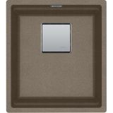  Evier en fragranit Franke Kubus 2.0 658171 couleur gris bronze 410x460 avec 1 cuve vidage manuel