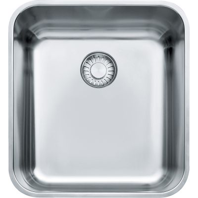  Evier en inox Franke LARGO 102312 couleur inox 384x414 avec 1 cuve vidage manuel