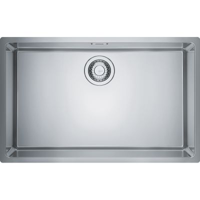  Evier en inox Franke MARIS 658782 couleur inox 740x440 avec 1 cuve vidage manuel