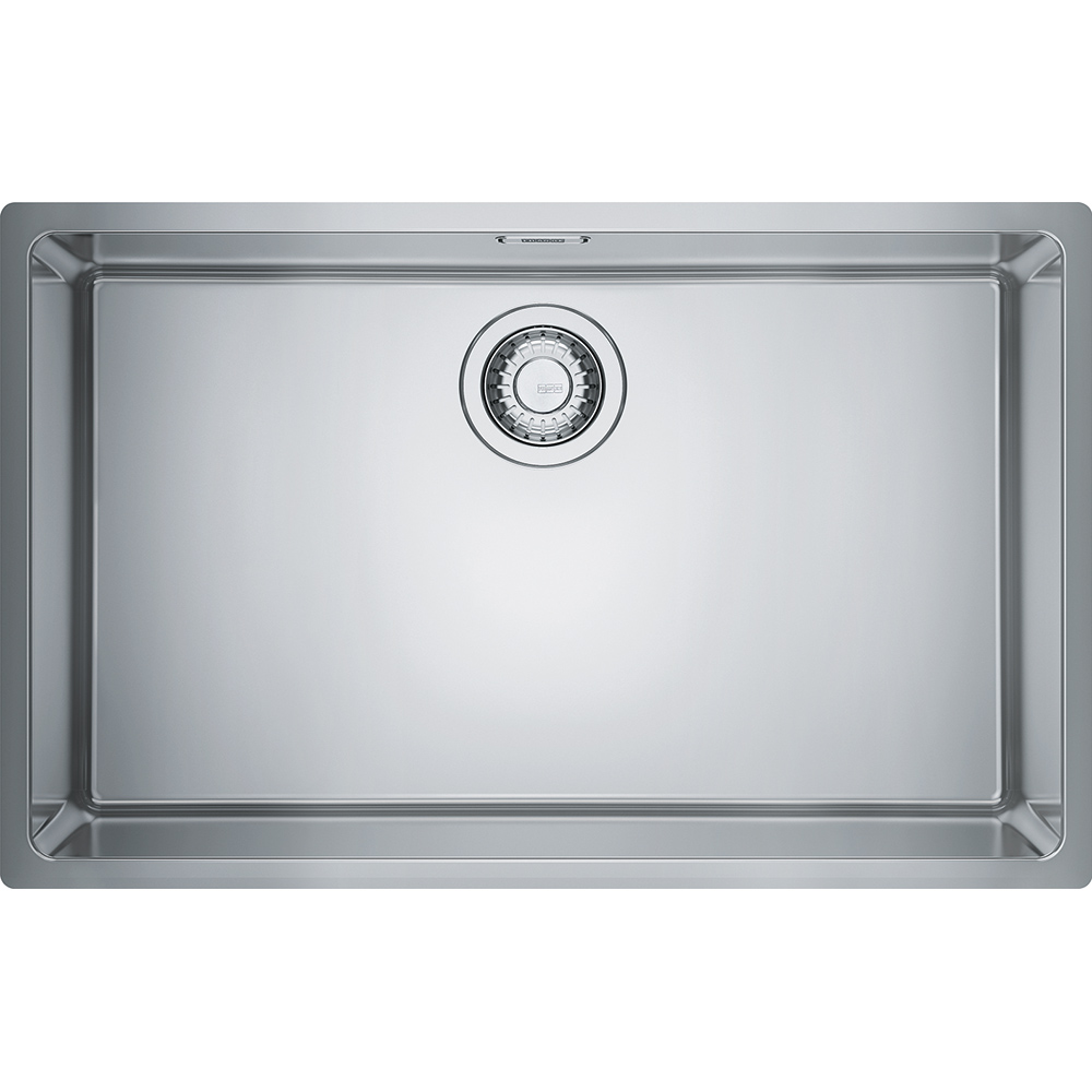  Evier en inox Franke MARIS 658799 couleur inox 740x440 avec 1 cuve vidage automatique MRX110-70