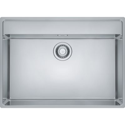  Evier en inox Franke MARIS 566056 couleur inox 730x510 avec 1 cuve vidage manuel