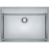  Evier en inox Franke MARIS 661119 couleur inox 730x510 avec 1 cuve vidage automatique