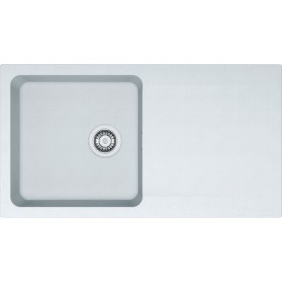  Evier en tectonite® Franke ORION 009137 couleur tectonite® blanc artic 940x510 avec 1 cuve vidage automatique égouttoir réversible