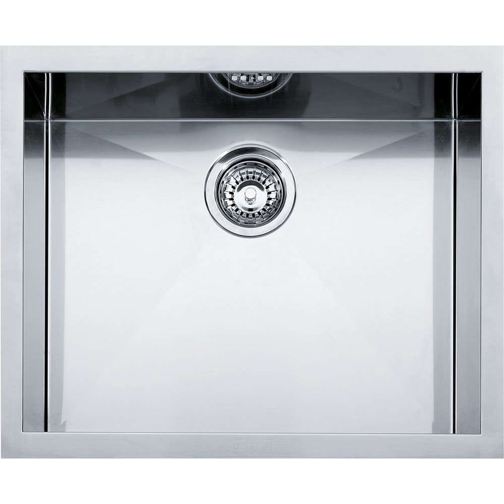  Evier en inox Franke PLANAR 059715 couleur inox 560x450 avec 1 cuve vidage manuel PPX110-52