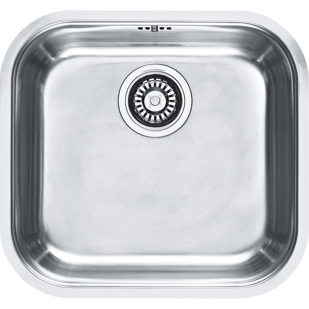  Evier en inox Franke Quadrant 512775 couleur inox 445x415 avec 1 cuve vidage automatique QAX110-40