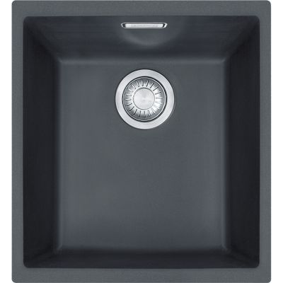  Evier en tectonite® Franke SIRIUS 008475 couleur tectonite® carbone 365x440 avec 1 cuve vidage automatique