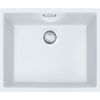  Evier en tectonite® Franke SIRIUS 008468 couleur tectonite® blanc artic 525x440 avec 1 cuve vidage automatique