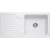  Evier en inox Franke GALASSIA 075722 couleur blanc uni 1010x515 avec 1 cuve vidage automatique