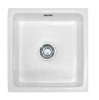 Evier en céramique Franke GALASSIA 075760 couleur blanc uni 450x475 avec 1 cuve vidage automatique