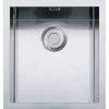 Evier Franke Planar PEX 110-36 095041 en inox 1 cive vidage manuel 400x440x200