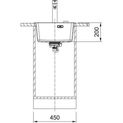 Plan 2 Evier Franke MRG 610-39 PR AUTO BLC AR. MARIS 151558