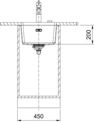 Plan 2 Evier Franke MRG 110-37 BLANC MANU MARIS 282245