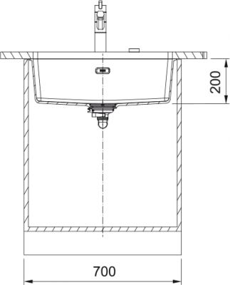 Plan 2 Evier Franke MRG 110-62 BLANC MANU MARIS 282535