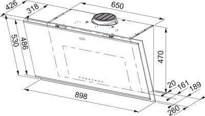 Plan Hotte Franke MYTHOS FMY PRO 907 FM BK-IX MYTHOS PRO 233469