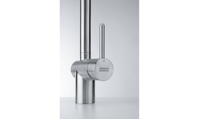 Vue 2 Mitigeur Franke LEDA Bec latéral INOX LEDA 728805