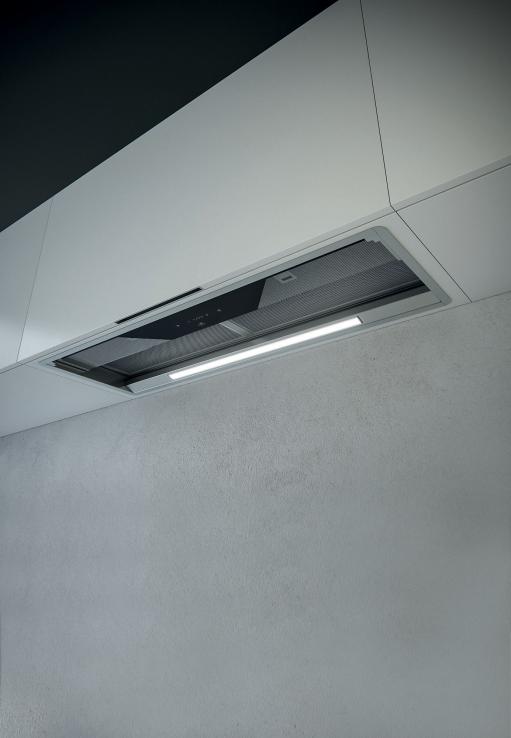 Vue 2 Hotte en inox Luisiair Pavia H94185009 couleur noir et inox