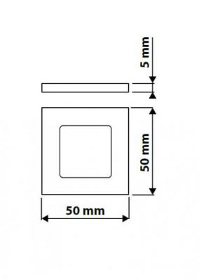 Plan Accessoires en non précisé Luisina Amby ZE0101005 couleur aluminium 50x50