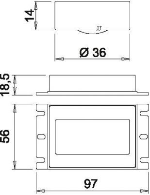 Plan Accessoires en non précisé Luisina Cally ZE1012005 couleur inox