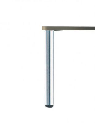 Accessoires en acier Luisina ZDN PR609 057 Pied de table rond en acier aspect inox H 870 mm - Ø60 mm