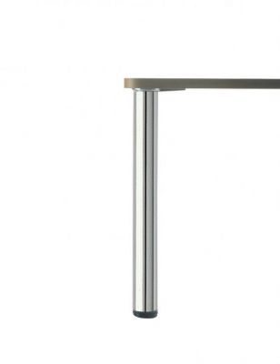 Accessoires Luisina ZDN PR809 015 Pied de table rond en acier chromé H 870 mm - Ø80 mm