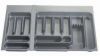  Accessoires en aluminium Luisina Supports De Tablette Pelican ZD R90 couleur gris anthracite 75x31