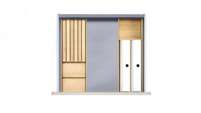Vue 2 Accessoires en bois Luisina Modulo ZARC4 couleur chêne naturel